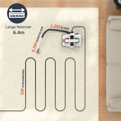 Spotmaster Draagbaar Tapijtreiniger 
