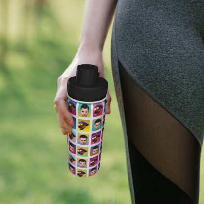 Custom 18OZ Custom Face Pet Box Sports Insulated Kettle Stainless Steel Water Bottle Personalized Photo Tumbler Sports Gifts - YesCustom