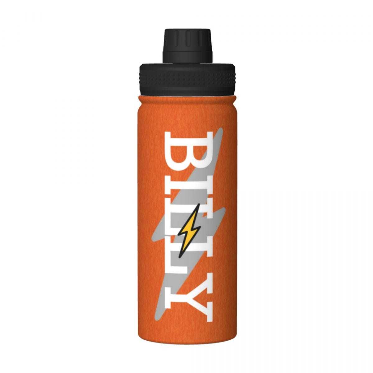 Custom 18OZ Custom Name lightning Green Sports Insulated Kettle Stainless Steel Water Bottle Personalized Photo Tumbler Sports Gifts - YesCustom