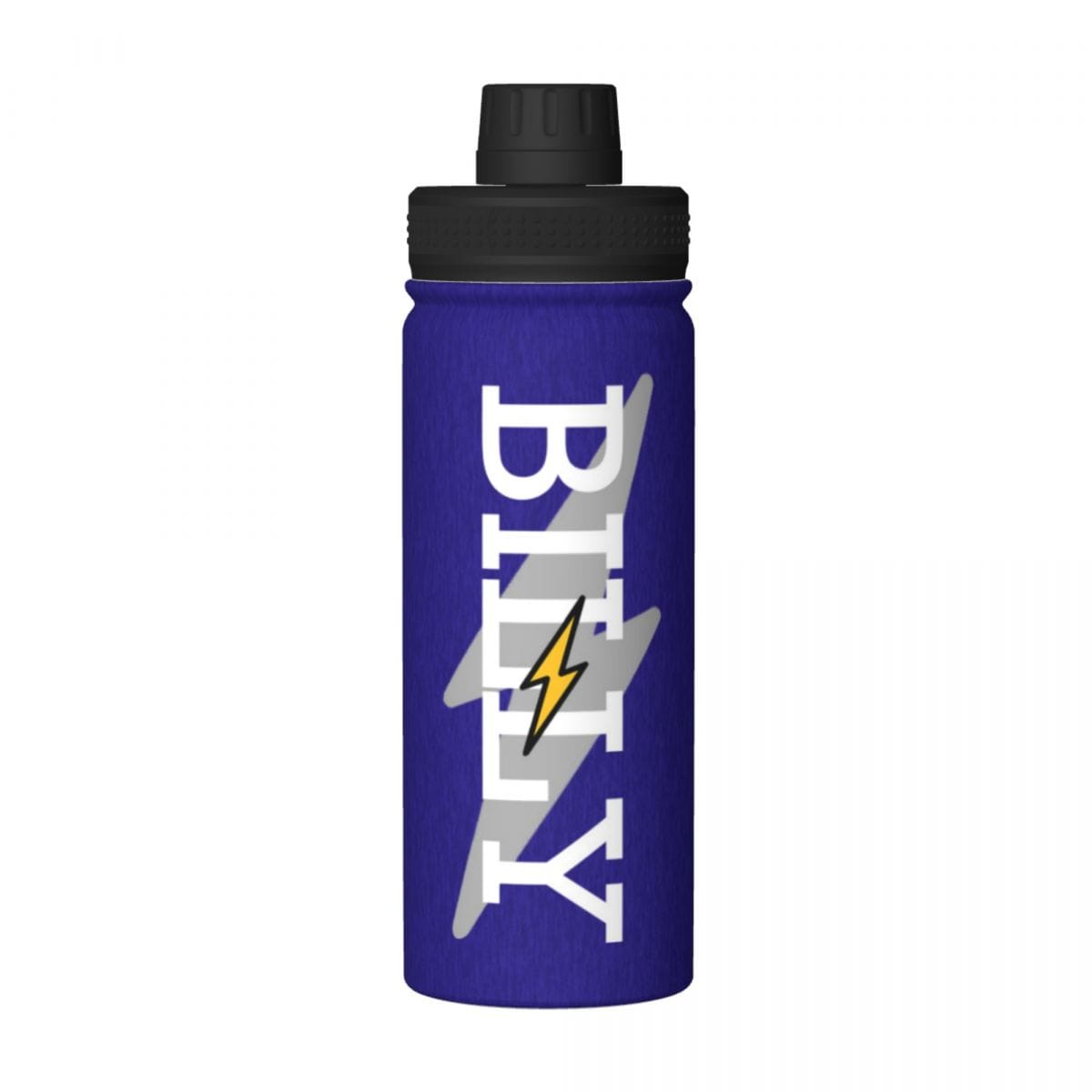 Custom 18OZ Custom Name lightning Green Sports Insulated Kettle Stainless Steel Water Bottle Personalized Photo Tumbler Sports Gifts - YesCustom