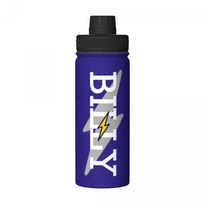 Custom 18OZ Custom Name lightning Green Sports Insulated Kettle Stainless Steel Water Bottle Personalized Photo Tumbler Sports Gifts - YesCustom