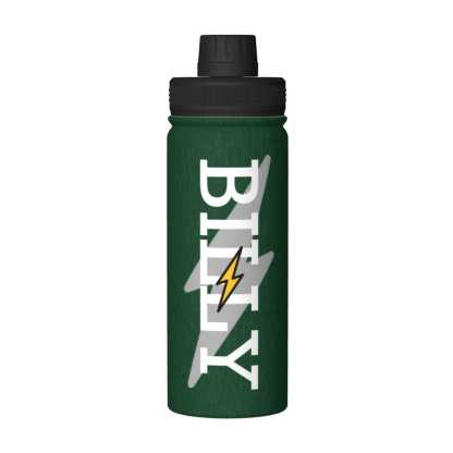 Custom 18OZ Custom Name lightning Green Sports Insulated Kettle Stainless Steel Water Bottle Personalized Photo Tumbler Sports Gifts - YesCustom