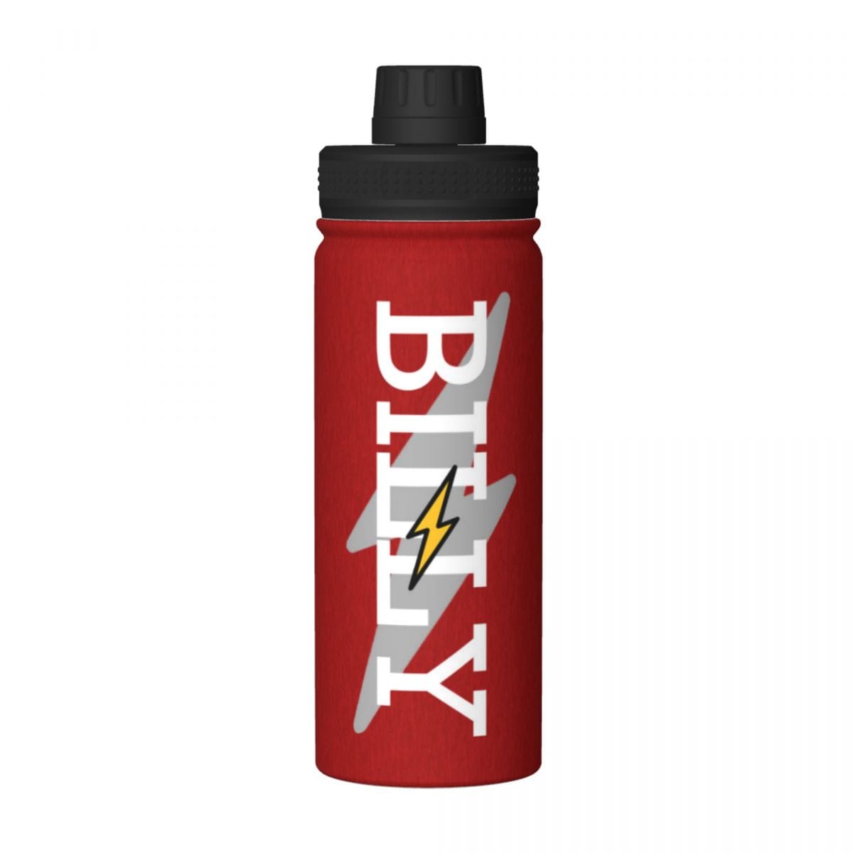 Custom 18OZ Custom Name lightning Green Sports Insulated Kettle Stainless Steel Water Bottle Personalized Photo Tumbler Sports Gifts - YesCustom