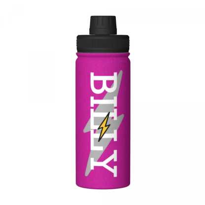 Custom 18OZ Custom Name lightning Green Sports Insulated Kettle Stainless Steel Water Bottle Personalized Photo Tumbler Sports Gifts - YesCustom