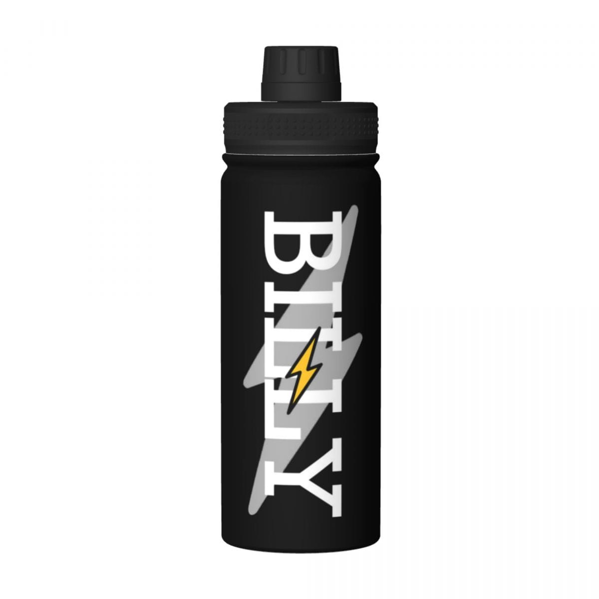 Custom 18OZ Custom Name lightning Green Sports Insulated Kettle Stainless Steel Water Bottle Personalized Photo Tumbler Sports Gifts - YesCustom