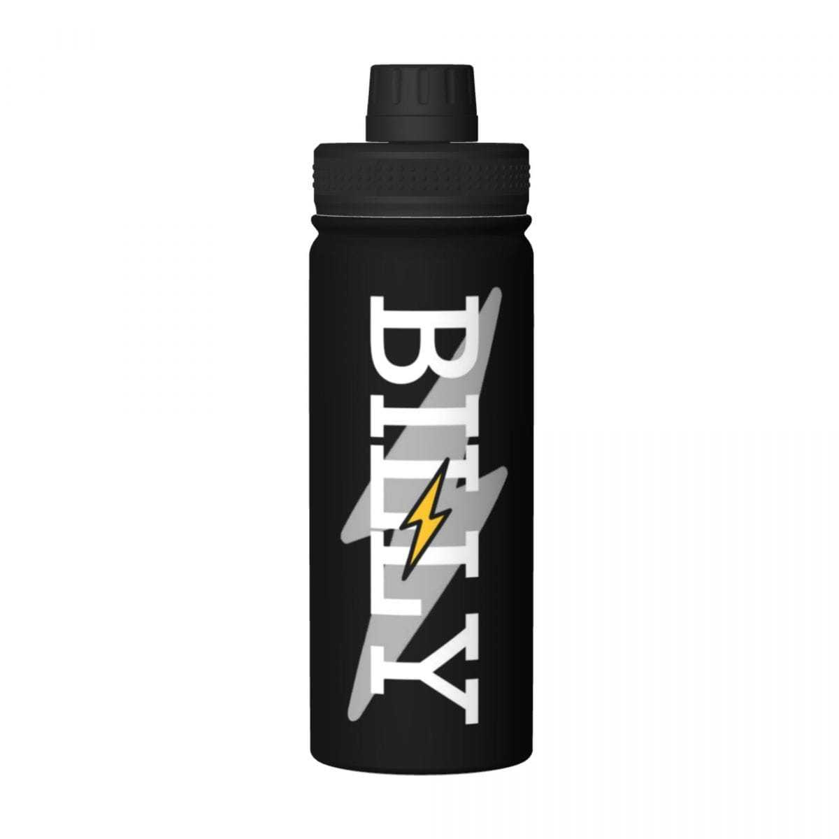 Custom 18OZ Custom Name lightning Green Sports Insulated Kettle Stainless Steel Water Bottle Personalized Photo Tumbler Sports Gifts - YesCustom