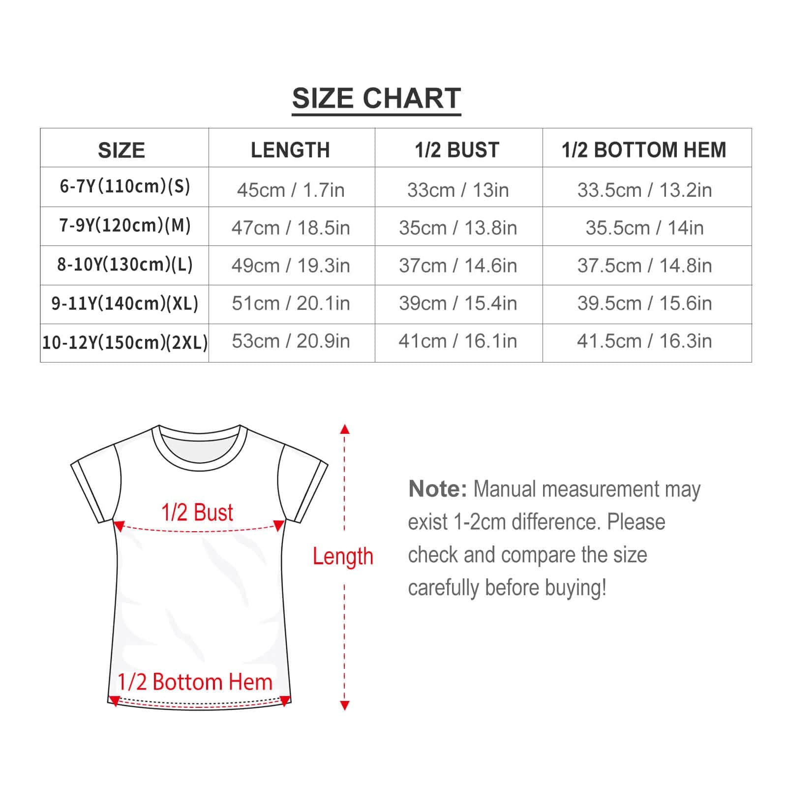 Custom #2-12Y Custom Name&Face Seamless Tee For Toddler Kids Kid's All Over Print T-shirt - YesCustom