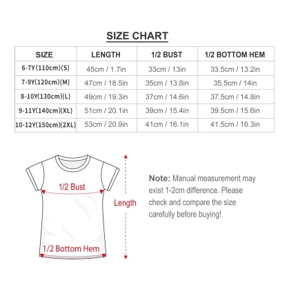 Custom #2-12Y Custom Name&Face Seamless Tee For Toddler Kids Kid's All Over Print T-shirt - YesCustom