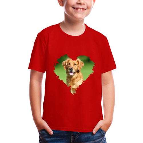 Custom #2-8Y Custom Photo Sweet Love Tee For Toddler Kids Kid's All Over Print T-shirt - YesCustom