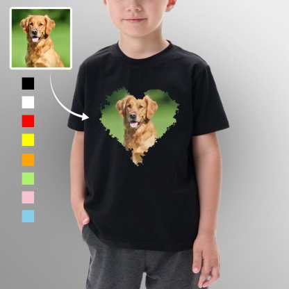 Custom #2-8Y Custom Photo Sweet Love Tee For Toddler Kids Kid's All Over Print T-shirt - YesCustom