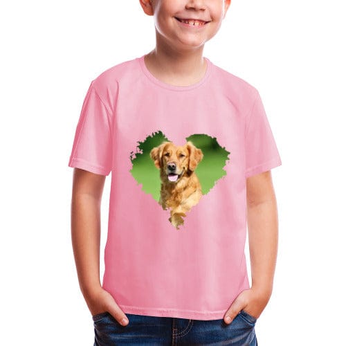 Custom #2-8Y Custom Photo Sweet Love Tee For Toddler Kids Kid's All Over Print T-shirt - YesCustom
