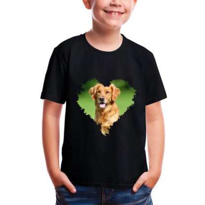 Custom #2-8Y Custom Photo Sweet Love Tee For Toddler Kids Kid's All Over Print T-shirt - YesCustom
