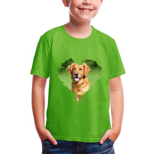Custom #2-8Y Custom Photo Sweet Love Tee For Toddler Kids Kid's All Over Print T-shirt - YesCustom