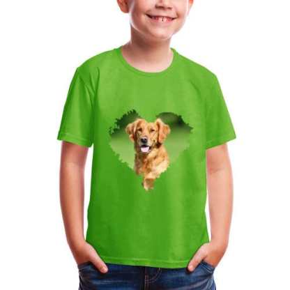 Custom #2-8Y Custom Photo Sweet Love Tee For Toddler Kids Kid's All Over Print T-shirt - YesCustom