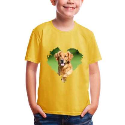 Custom #2-8Y Custom Photo Sweet Love Tee For Toddler Kids Kid's All Over Print T-shirt - YesCustom