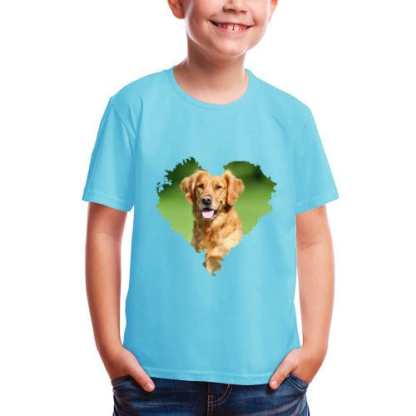 Custom #2-8Y Custom Photo Sweet Love Tee For Toddler Kids Kid's All Over Print T-shirt - YesCustom