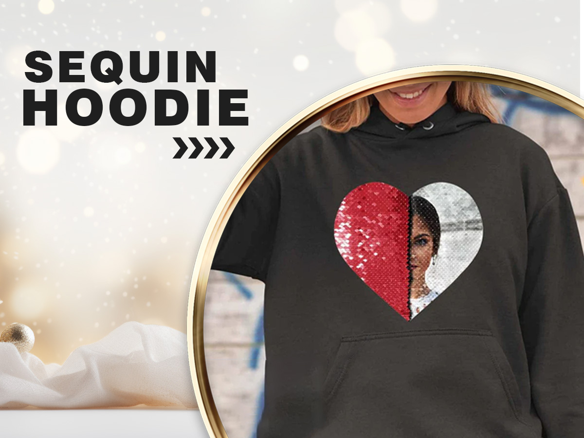 2-Sequin Hoodie