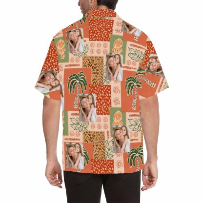 Custom Your Face Personalized Hawaiian Shirts For The Best Father-Son Combination Family Travel On The Beach