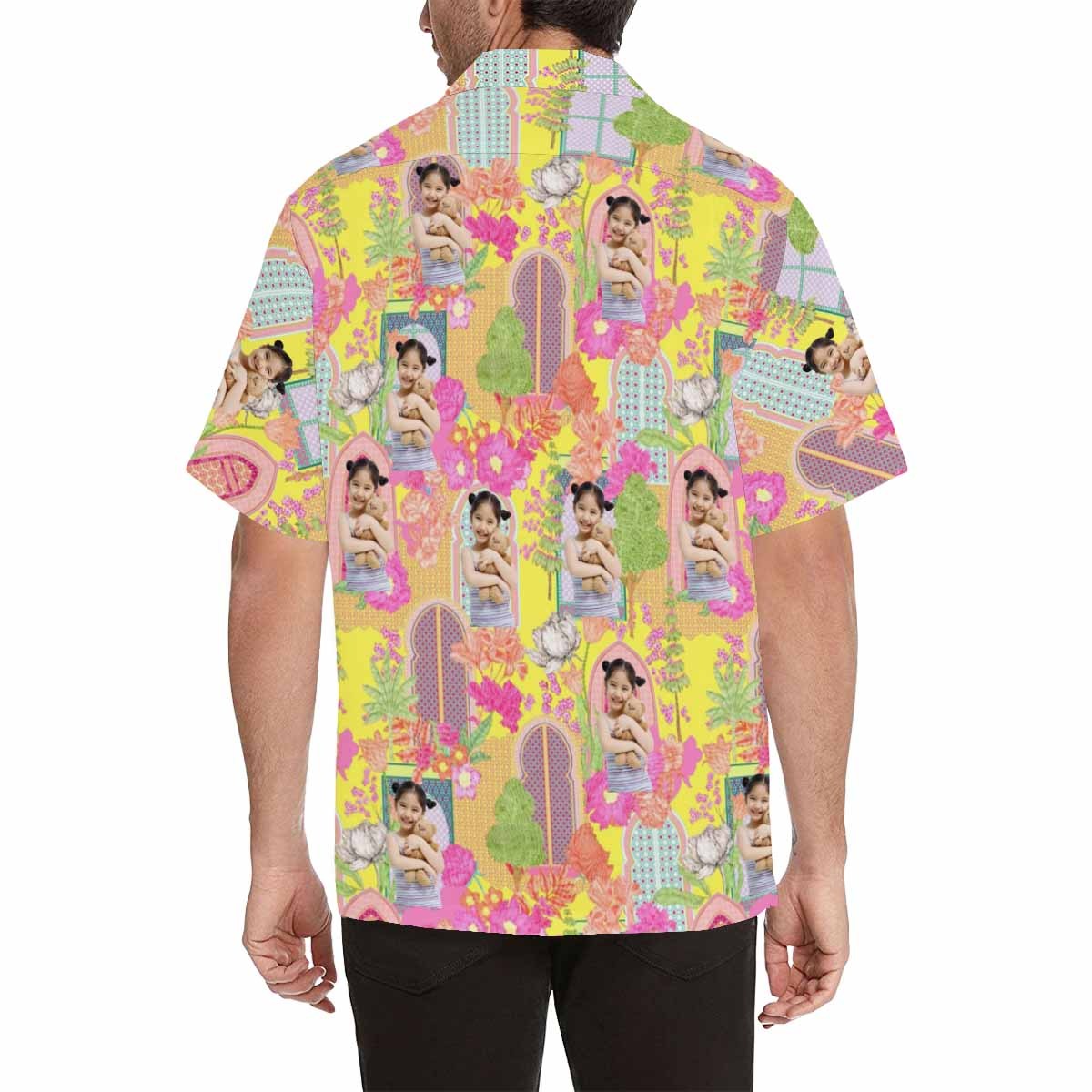 Custom Your Face Personalized Hawaiian Shirts For The Best Father-Son Combination Family Travel On The Beach