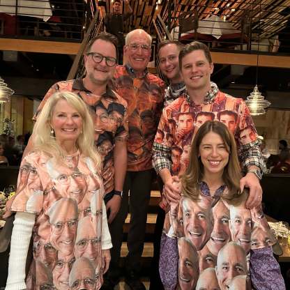 Custom 50% Off-Custom Seamless T Shirt with Face Photo Shirt Men's All Over Print T-shirt for Anniversary Gift - YesCustom