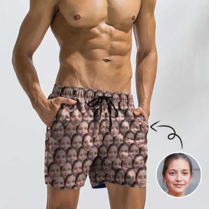Custom 50% Off-Custom Seamless T Shirt with Face Photo Shirt Men's All Over Print T-shirt for Anniversary Gift - YesCustom