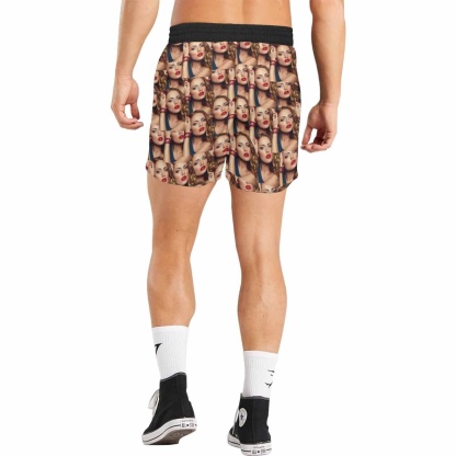 Custom 50% Off-Custom Seamless T Shirt with Face Photo Shirt Men's All Over Print T-shirt for Anniversary Gift - YesCustom