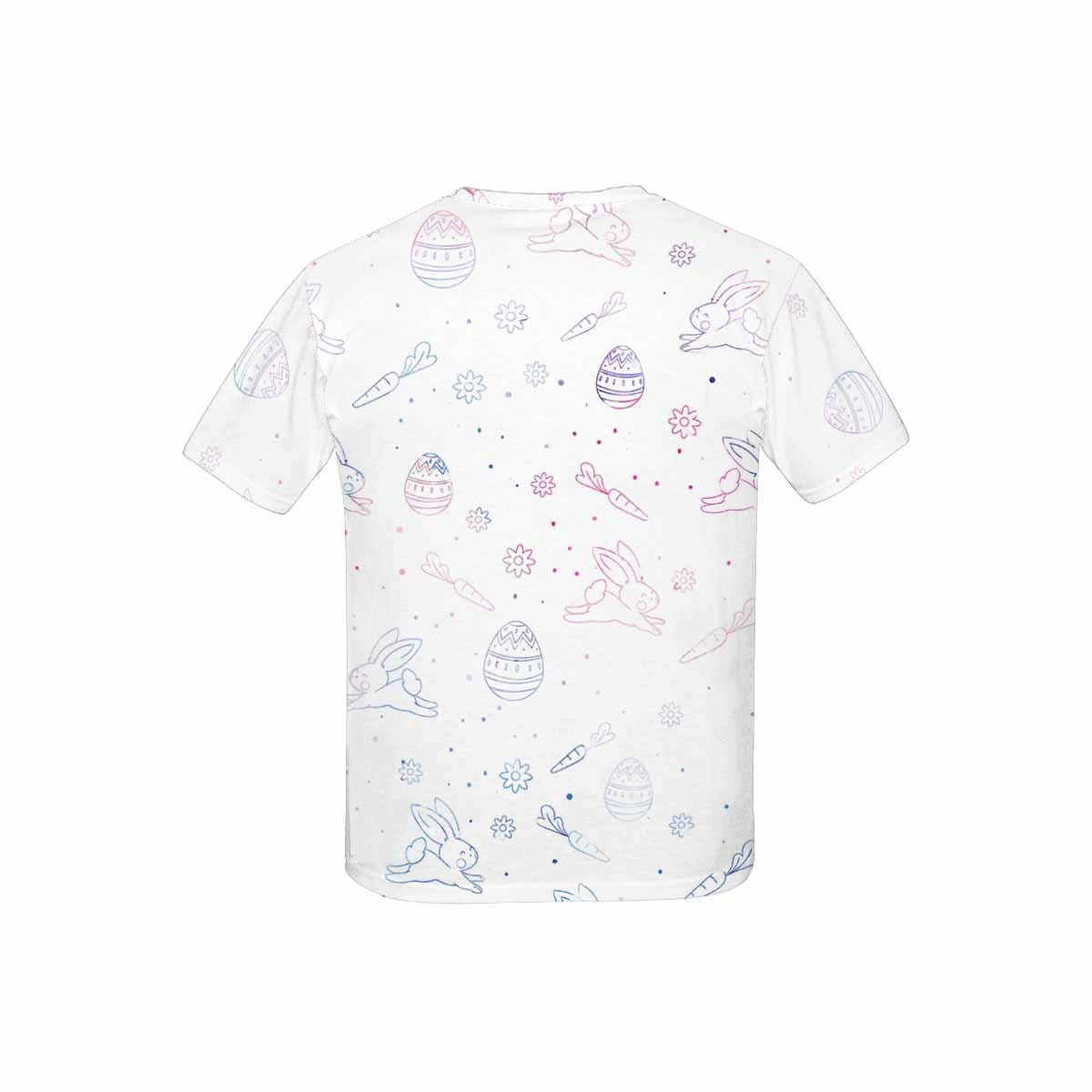 Custom #6-15Y Custom Face Colorful Easter Kid's All Over Print T-shirt - YesCustom
