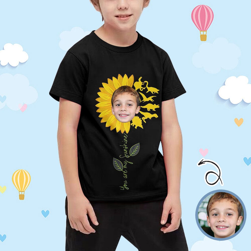 Custom #6-15Y Custom Face Heronsbill Kid's All Over Print T-shirt - YesCustom