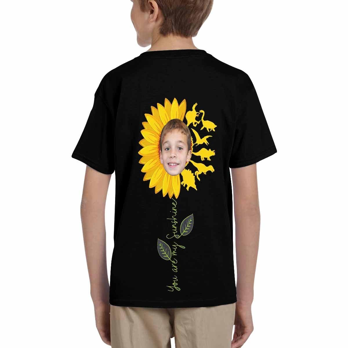 Custom #6-15Y Custom Face Heronsbill Kid's All Over Print T-shirt - YesCustom