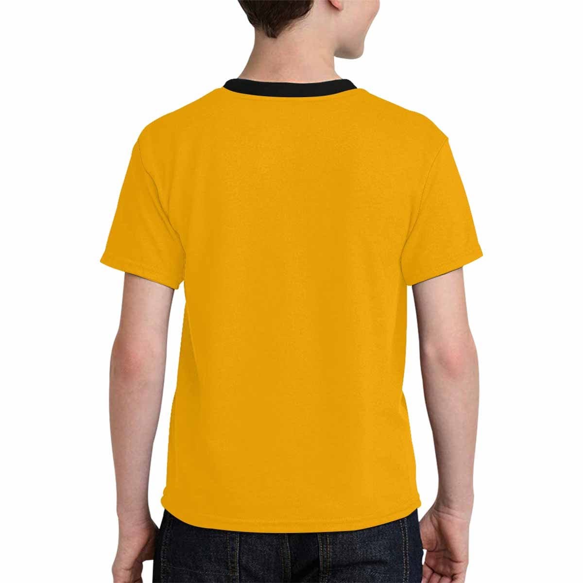 Custom #6-15Y Custom Face&Name Happy Thanksgiving Kid's All Over Print T-shirt - YesCustom