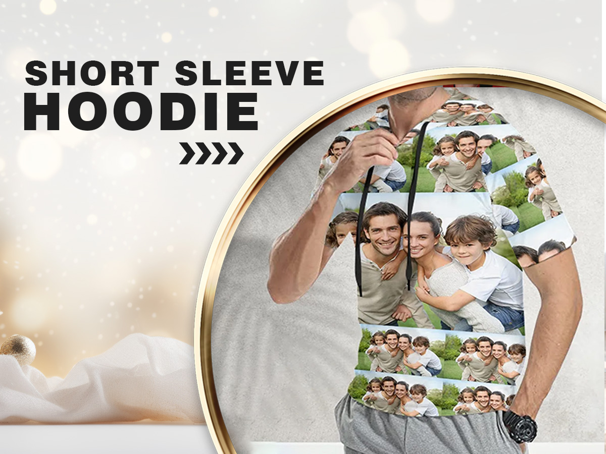 2-Short Sleeve Hoodie