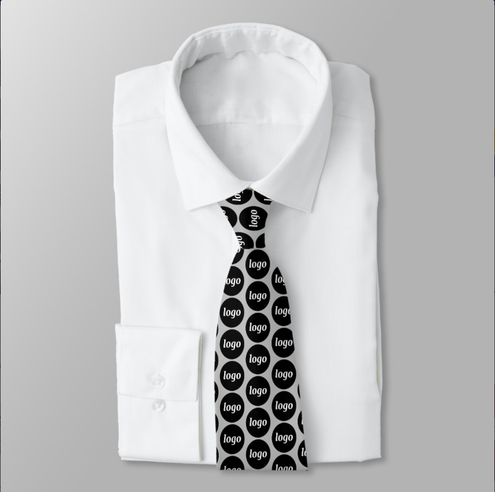 Custom Logo Necktie Personalized Tie Creative Gift For Men