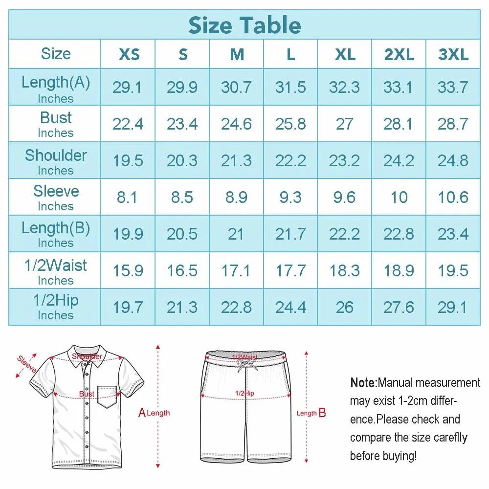Custom 9 Styles Custom Face on Hawaiian Set Tropical Leaves Style Beach Holiday Hawaiian Shirt & Summer Shorts Set - YesCustom
