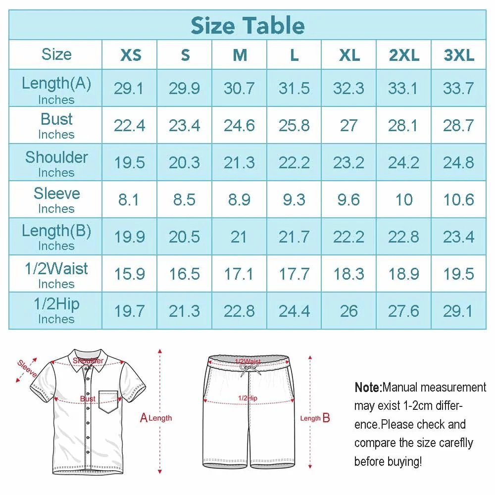Custom 9 Styles Custom Face on Hawaiian Set Tropical Leaves Style Beach Holiday Hawaiian Shirt & Summer Shorts Set - YesCustom