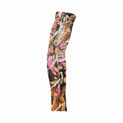 Custom Arm Sleeves- Sun Sleeves for Men&Women Ice Silk Sun Arm Sleeves UV Arm Cover Sleeve, Protection for Cycling, Running, Outdoor Sports - YesCustom