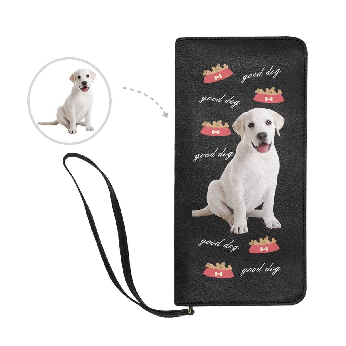 Personalized Photo Good Day Women's Wallet Custom Leather Purse