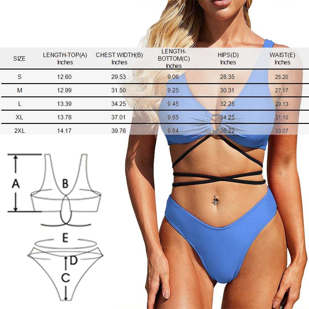 Custom #Big Bust#American Flag Style #Husband/Boyfriend Face On-Personalized Face Women's Swimwear Beach Travel Boat Cruise Pool Party Outfits Recommended for Girls With Big Breasts - YesCustom