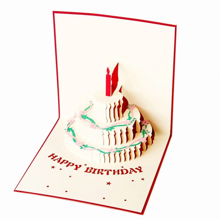 Custom Birthday 3D Pop Up Greeting Card Happy Birthday - YesCustom