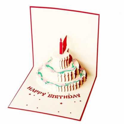 Custom Birthday 3D Pop Up Greeting Card Happy Birthday - YesCustom