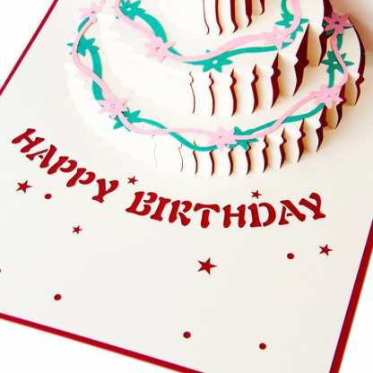 Custom Birthday 3D Pop Up Greeting Card Happy Birthday - YesCustom
