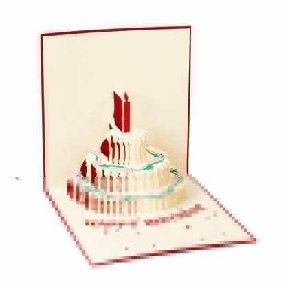 Custom Birthday 3D Pop Up Greeting Card Happy Birthday - YesCustom