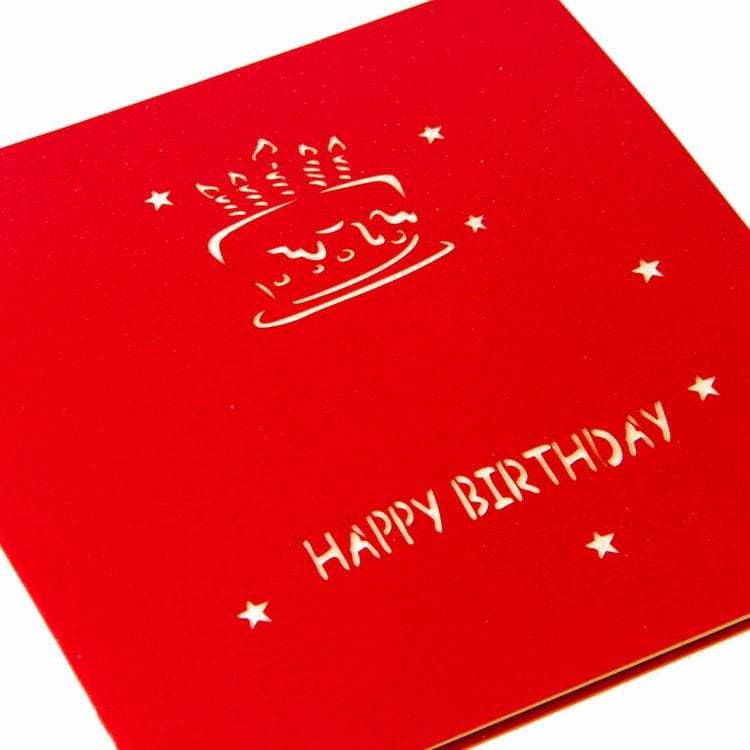 Custom Birthday 3D Pop Up Greeting Card Happy Birthday - YesCustom
