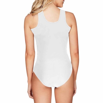 Custom Couple Bathing Suit-Custom Photo&Text Colorful Camo Women's One Piece Swimsuit - YesCustom