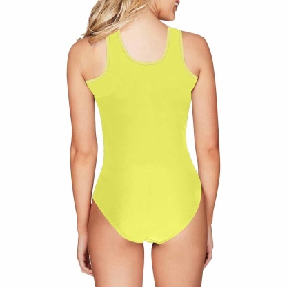 Custom Couple Bathing Suit-Custom Photo&Text Colorful Camo Women's One Piece Swimsuit - YesCustom