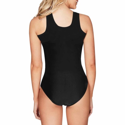Custom Couple Bathing Suit-Custom Photo&Text Colorful Camo Women's One Piece Swimsuit - YesCustom