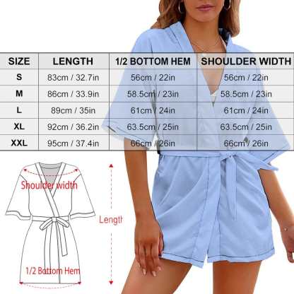 Custom #Bride Robe#For Wedding-Custom Name Unique Sexy Short Robe For Bride and Bridesmaids The Best Getting Ready Robes for Your Bridal Party - YesCustom