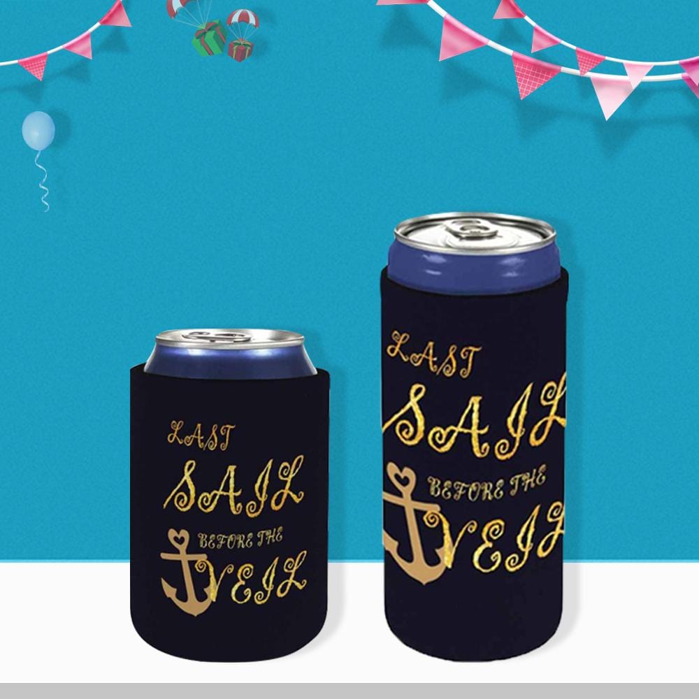 Personalized Name Can Cooler Balance Soft Neoprene Beer Can Cooler
