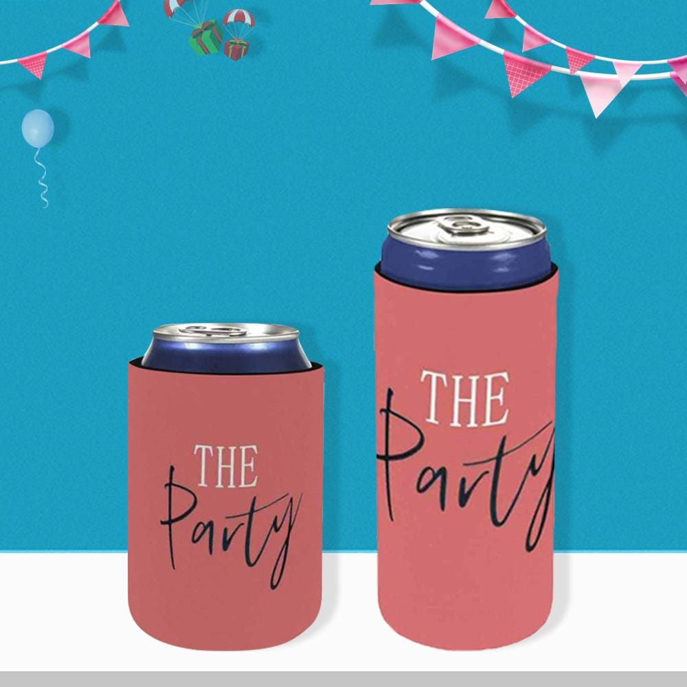 Personalized Name Can Cooler Party Soft Neoprene Beer Slim Can Cooler