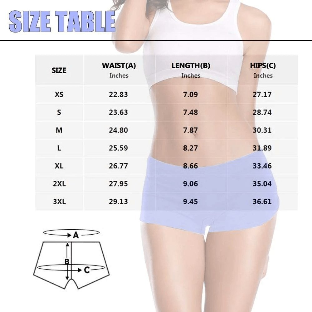 Custom Christmas Sale Personalized Gift Undies Custom Face Tongue Women's High-cut Briefs Valentine's Day Gift For Her - YesCustom