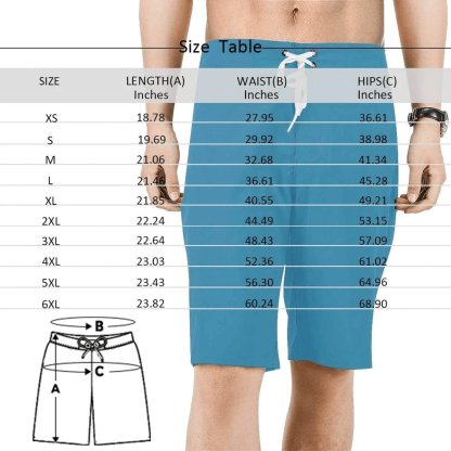 Custom Couple Beach Summer Swimwear Custom Photo Love Heart Beach Shorts&Beach Wrap - YesCustom